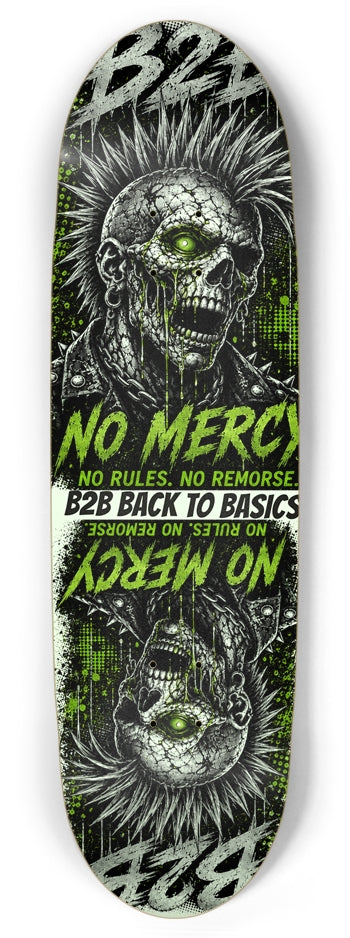 B2B No Mercy Skateboard Deck — 8.87 Inch